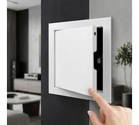Trappe de visite invisible en aluminium 40X40cm - Panneau d'accès pour placo, mur et plafond - Système push-to-open - Trappe de visite et Panneau d'accès encastrable(Blanc,70x85cm)