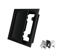 Trappe de Visite Magnétique 200x300mm, Panneau d'Accès en Acier Galvanisé pour Mur et Plafond, Porte de Maintenance Blanche avec Installation Facile