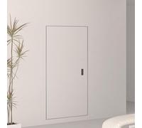 Trappe de Visite, Magnétique en Aluminium Panneau d’Accès Décoratifs Pouvant êTre Peints, Porte d'Accès Plomberie Rectangle Caché avec Poignée de Porte Encastrée(W 80 cm x H 200 cm)