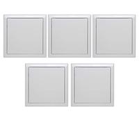 Trappe de Visite Métallique Laquée Blanche 300 mm x 300 mm Semin - Accès aux Gaines Techniques et Conduites (Lot de 5)