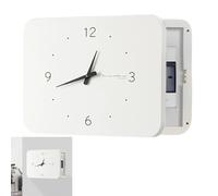 Trappe de Visite Mural, Cache Compteur Electrique à Charnière avec Horloge, Cache Trou Mural pour Plomberie et Électricité(50x30cm/20x12in)