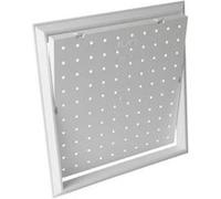 Trappe de visite Nicoll UTV15 4 carreaux 15x15cm pour baignoire en pvc Blanc G