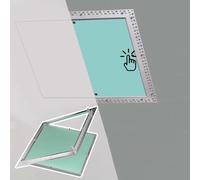 Trappe de Visite Panneau D'accès 60 55 50 45 40 35 30 25 20 15 cm, Trappe D'inspection à Loquet-poussoir Peignable, Porte D'accès Dissimulée pour La Plomberie(8x12in(20x30cm))