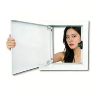 Trappe de Visite Panneau D'accès à Emboîtement pour Cloisons Sèches, Cache-trou pour Petit Plafond/mur/porte de Grenier, Porte de Service Robuste pour Trappe D'inspection(250x250mm(10x10in))