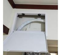 Trappe de Visite Panneau D'accès à La Plomberie à Ouverture par Clic, Porte de Grenier Métallique Robuste pour Mur, Tranche D'inspection Magnétique Métallique(400x600mm(16x24in))