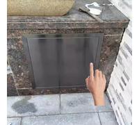 Trappe de Visite Panneau D'accès à Loquet pour Îlot de Cuisine, Panneau D'accès à La Plomberie Sous Évier, Trappe D'inspection en Acier Inoxydable pour Conduites D'appareils à Gaz(150x150mm(6x6in))