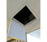 Trappe de Visite Panneau d'Accès à Ressort pour Plafond, Porte Électrique de Cuisine pour Combles Ouverture par Pression, Trappe d'Inspection Charnières(15cmx15cm/6inx6in)