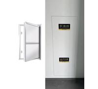 Trappe de Visite Panneau D'accès Carrelable avec Loquet à Pression, Porte de Grenier Dissimulée et sans Joint pour Intégration Au Carrelage(14x30in/350x750mm)