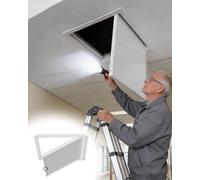 Trappe de Visite Panneau d'Accès de Comble Magnétique pour Plafond en Placoplâtre, Trappe Révision d'Inspection à Ressort Dissimulé, Plaque Couverture Battant(16x24in (400x600mm))