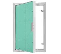 Trappe de Visite Panneau d'accès Dissimulé pour Cloisons Sèches avec Poignée, Couvercle de Porte de Plomberie à Fixation, Cache-Câbles Décoratif pour Passage de Câbles(22x40in(558x1016mm))