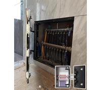 Trappe de Visite Panneau D'accès Dissimulé pour Plomberie (20x20 25x25 30x30 35x35 50x50 cm), Porte D'inspection de La Vanne de Douche/Cache Décoratif pour Gaine de Service(500x350mm/20x14in)