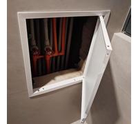 Trappe de Visite Panneau D'accès Escamotable 15 20 25 30 35 40 45 50 55 60 cm, Trappe de Visite Étanche à La Poussière pour La Plomberie, Panneau Électrique de Porte de Grenier(18x24in(45x60cm))