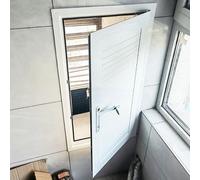 Trappe de Visite Panneau D'accès Étanche en Aluminium pour Intérieur et Extérieur, Porte D'accès pour Plomberie, Vide Sanitaire, CVC, Grenier, Trappe D'accès Robuste Verrouillable et Dissimulée(White,
