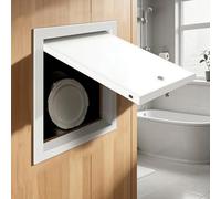 Trappe De Visite Panneau D'accès Invisible Blanc Pour Grenier, Trappe D'inspection Rectangle Pour Mur Ou Plafond, Coffrage Cache Tuyau, Dissimule Fils/tuyaux(16x20in/40.6x50.8cm)