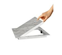 Trappe de Visite Panneau d'Accès Magnétique avec Grain de Marbre, Couverture Trou Révision Personnalisée pour Plafond en Plâtre, Décor Trappe d'Inspection Salle(Stlye 2,20cmx20cm/8inx8in)