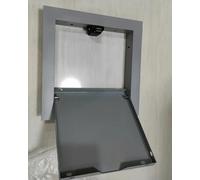Trappe de Visite Panneau D'accès Magnétique pour Carrelage/plaques, Porte D'accès Plomberie 10, 15, 20, 25, 30 cm, Couvercle de Trappe de Révision Métallique(Gray,20x20cm(7.9x7.9in))