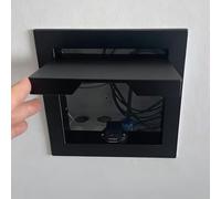 Trappe de Visite Panneau D'accès Métallique à Ressort, Porte D'accès Murale Extérieure Encastrée, Plaque de Recouvrement pour Câbles et Fils Électriques(150x250mm(6x10in))