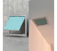 Trappe de Visite Panneau D'accès pour Cloisons Sèches de Grande Taille, Porte D'inspection Dissimulée et Peignable, Plaque Recouvrement Encastrée Trou Mural(500x700mm/19.7x27.6″)