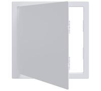 Trappe de Visite, Panneau d'accès Trappe de Révision Panneau d'Inspection Blanc 30 x 30 cm Plastic ABS