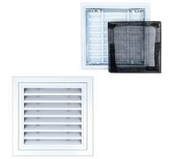 Trappe De Visite Panneau D'accès Ventilé avec Grille De Protection, Couvercle De Trappe D'inspection De Service pour Boîtier Électrique, Grille D'aération(30 * 30cm/11.8 * 11.8in)