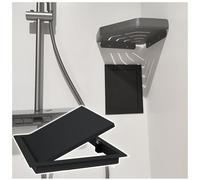 trappe de visite Panneau mur douche intérieur étanche 35x40/45x60cm, Trappe service combles crawl space personnalisable, Cache mur plomberie piwnice à bouton(Black,12"x19"(30x48cm))