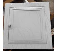 Trappe de Visite Petit Panneau D'accès avec Poignée, Trappe de Visite Métallique pour Porte de Grenier, Couvercle de Siphon de Salle de Bain, Couvercle de Panneau Électrique(400x600mm(16x24in))