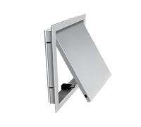 Trappe de Visite Placo à Pousser, Panneau d'Accès Mur et Plafond en Alliage d'Aluminium, Châssis d'Inspection Invisible 120° pour Tuyauterie et Câblage(Gray,24x30in(61x76cm))