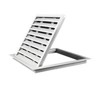 Trappe De Visite Placo Panneau d'accès avec filtre, couvercle de panneau électrique amovible avec trou d'aération, porte de buanderie idéale pour les services de salle de bain/câblage et câbles(80x3