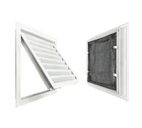 Trappe De Visite Placo Panneau D'accès Avec Filtre, Panneau D'accès Plafond/Mur Pour Système De Chauffage, Métal Blanc Trappe D'inspection Trappe Visite Placo Plafond(7.8x13.7in(20x35) cm)