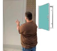 Trappe De Visite Placo Wall Hatch Access Door 24x24, Flush Mount Access Panel Doors for Drywall/Bathroom/Tailgate/Loft, Service Gate with Recessed Pull Handles & Pre-drilled Hole(14x14inch)