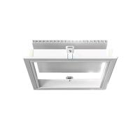 Trappe de Visite Plafond 600x600 Cadre en ABS Panneau en Aluminium Alvéolé Trappe Plafond 30x30 Installation Par Ressorts Convient aux Plafonds et aux Combles(20 * 20cm)