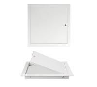 Trappe de Visite Plafond en Aluminium Panneaux d'Accès Rectangle pour l'Accès aux Gaines Techniques et Conduites, Facile à Installer(35 cm x 35 cm)