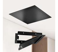 Trappe de Visite Plafond, Mur Panneau D'accès Noir, Étanche Métal Trappe D'inspection Porte Magnétique pour Salle de Bain, Électricité Cache-orifice pour Compteur de Gaz Porte de Révision(30x45cm)