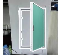 trappe de visite Porte d'accès à cadre en alliage d'aluminium comprenant un panneau de plâtre pouvant être peint, un port de maintenance d'ouverture(W 50 CM L 70 CM)