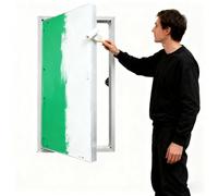 Trappe de Visite Porte D'accès à Peindre de 60 X 120 cm pour Cloisons Sèches, Trappe D'inspection à Verrouillage Par Pression, Grande Porte de Service