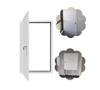 Trappe de Visite Porte d'Accès de Grenier Renforcée avec Verrou à Clé, Portes de Combles Isolées Extra-Larges pour Câblage et Plomberie Dissimulés(34x38in/86x97cm)