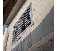 Trappe de Visite Porte D'accès en Acier Inoxydable pour une Bonne Ventilation, Trappe D'inspection à Persiennes, Cache-orifice Mural pour Plomberie/CVC(WXH 90x75cm/36x30in)