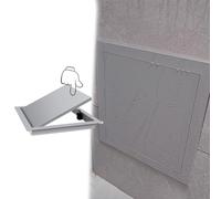 Trappe de Visite Porte D'accès Magnétique à Ouverture par Clic, Porte D'accès Facile au Vide Sanitaire sur Mesure, Cache-Trou Étanche pour Révision de Plomberie(Gray,30x45cm/11.8x17.7in)