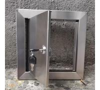 Trappe de Visite Porte D'accès Métallique avec Clés, Porte de Plomberie Dissimulée pour Cloison Sèche, Porte D'accès Murale en Acier Inoxydable 304, Trappe D'inspection pour Compteur D'eau(30x30cm (11