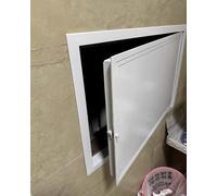 Trappe de Visite Porte D'accès Murale Carrée pour Salle de Bain, Panneau D'inspection de Grenier, Trappe Murale pour Plomberie, Plaque de Recouvrement de Robinet de Douche(25x25cm/9.8x9.8in)