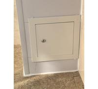 Trappe de Visite Porte d'Accès Verrouillable pour Mur Plafond Sol, Plaque de Couverture à Rabat d'Ouverture en Aluminium, Panneau Révision Encastré pour Boîte(22x32in (55x80cm))