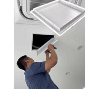 Trappe de Visite Porte D'inspection de Plafond avec Cadre en Aluminium, Panneau D'accès Encastré, Plaque de Recouvrement Robuste, Plaque de Service de Révision des Toilettes, Trappe de Plomberie.(470x