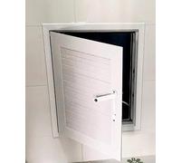 Trappe de Visite Porte d'inspection pour Salle de Bain Étanche, Couvercle pour Combles/Boîtier à Fusibles Planche Révision Cuisine, Trappe d'accès(White,700x850mm/28x33in)