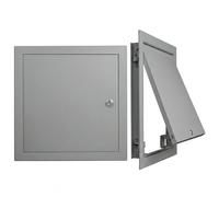 Trappe de Visite Professionnelle en Aluminium, Ouverture Sécurisée par Tournevis Sans Clé, Panneau d'Accès Cloison Sèche Mur Plafond pour Gaines, Compteurs et Électricité(Gris,300 x600 mm)