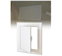 Trappe de visite PVC, accès tuyau, panneau de visite décoratif | Lait, plusieurs tailles; option adhésive double face; murs, plafonds et tuyaux d'évacuation(Without adhesive,250mmx400mm)