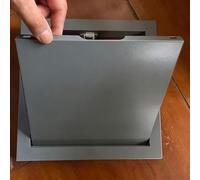 Trappe de Visite Recouvrement Carrée Rectangulaire Pour Panneau D'accès - Mur/plafond, 360x360 360x410 360x460 360x610 - Cadre En Aluminium Porte D'inspection Conduit CVC(Gray,8x10IN/200x250MM)