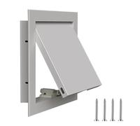 Trappe de Visite Rectangulaire en Aluminium, Porte D'accès Magnétique pour Plaques de Plâtre, Trappe de Visite Couvercle de Panneau D'accès Plafond/Mur, pour Murs Sans Joint(Grey,40x55cm)