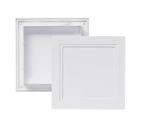 Trappe De Visite Rectangulaire En Aluminium, Trappe De Visite Panneau, Cache-Trou Pour Grenier, Installation Par Encliquetage, Trou D'entretien Et Porte D'inspection(12x19.7in(30x50) cm)