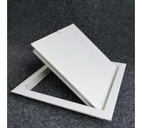 Trappe De Visite Rectangulaire En Aluminium, Trappe De Visite Panneau D'accès Au Plafond, Loquet À Poignée, Trappe De Visite Trappe De Vis Pour La Plomberie L'électricité(9.8x19.7in(25x50) cm)