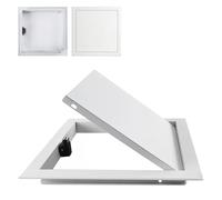 Trappe de Visite Rectangulaire en Aluminium, Trappe de Visite Porte D'accès pour Cloisons Sèches/Murales Cachée, Panneau D'inspection Blanc pour Plomberie, pour Murs Sans Joint(25x35cm)